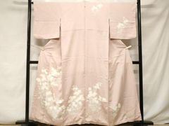 付け下げ 夏用 絽 花模様 紋無し 華やか 着物 015k - メルカリ
