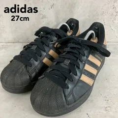 adidas originals アディダスオリジナルス SUPERSTAR スーパースター ブラック ローカットスニーカー シューズ 27cm カジュアル ストリート スポーツ 三本線 トレフォイル ロゴ 貝殻 シェルトゥ 金ロゴ 定番 人気 ★ ■■