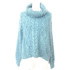 ヘザー Heather 長袖 ニット セーター F ミントグリーン 緑系 A0109