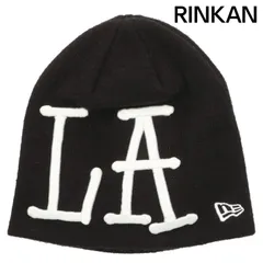 ステューシー ×ニューエラ New Era LA刺繍ビーニーニット帽 メンズ ONE SIZE