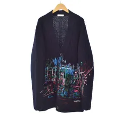 ヴァレンティノ ヴァレンチノ  VALENTINO 20AW VALENTINO CARDIGAN ワイド カーディガン S 紺 ネイビー VV3KA01B759のサムネイル