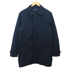 ポロ ラルフローレン POLO RALPH LAUREN ステンカラーコート 中綿 XS 紺 ネイビー IT03945310963 ■YHS4