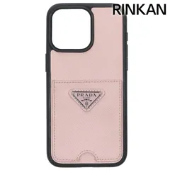 プラダ  iphone16pro MAX トライアングルロゴサフィアーノスマホケース メンズ