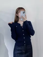 ポロラルフローレン 白ポニー ケーブル カーディガン