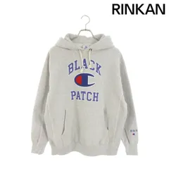 ブラックアイパッチ ×チャンピオン Champion　  C8-W132 REVERSE WEAVE ロゴプリントパーカー メンズ L