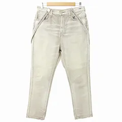アッパーハイツ upper hights Rouge vif ルージュヴィフ サスペンダー付き デニムパンツ ジーンズ ジーパン ジーンズ ストレッチ 25 グレー 0623 IBO70