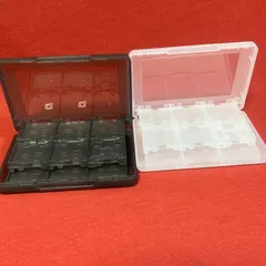 2色セット　3DS ソフトケース　22枚収納　携帯用 耐衝撃