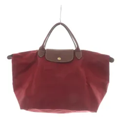 ロンシャン LONGCHAMP ル プリアージュ M トートバッグ ハンドバッグ 折り畳み ナイロン レッド /YO29