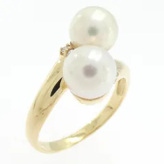 K18YG アコヤパール リング