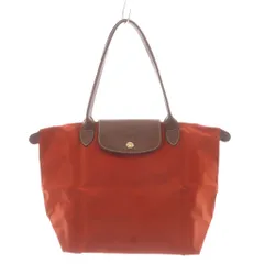 ロンシャン LONGCHAMP ル・プリアージュM バッグ ハンドバッグ トートバッグ オレンジ 茶色