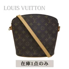 ルイヴィトン  LOUIS VUITTON ショルダーバッグ モノグラム ドルーオ M51290 ブラウン レディース 定番【中古】