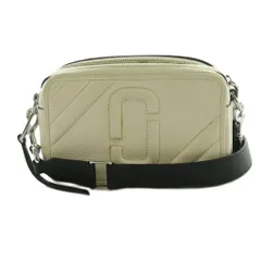 マークジェイコブス MARC JACOBS ザ モト ショット 21 スナップショット クロスボディバッグ ショルダーバッグ レザー オフホワイト /MI ■OS