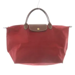 ロンシャン ル・プリアージュ M トートバッグ ハンドバッグ 赤