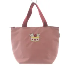 ファミリア familiar 保温保冷バッグ トートバッグ ハンドバッグ ピンク 赤