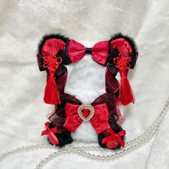ぬい服 着ぐるみ にじぱぺっと 10cm 11cm おすわり 猫 赤 黒 - メルカリ