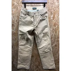 【中古】[印象BC] Eddie Bauer エディーバウアー メンズ 29 イエローベージュ系 綿×ポリウレタン パンツ ドレーピング 若干テーパード 無地 カジュアルのサムネイル
