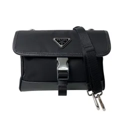 プラダ PRADA ミニショルダーバッグ ナイロン サフィアーノ レザー 2ZH108 斜めがけ クロスボディ メンズ