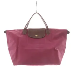 ロンシャン LONGCHAMP プリアージュ M トートバッグ ハンドバッグ 折り畳み ナイロン ピンク /YO28
