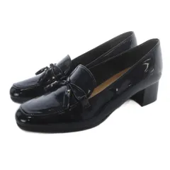 マッキントッシュフィロソフィー MACKINTOSH PHILOSOPHY タッセルモチーフ オールウェザーパンプス 22cm 黒