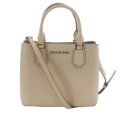 マイケルコース MICHAEL KORS レザー 2way ハンドバッグ ショルダーバッグ ベージュ