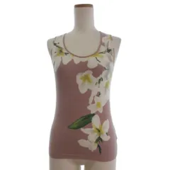 ブルマリン Blumarine カットソー ニット ノースリーブ 花柄 ピンクのサムネイル