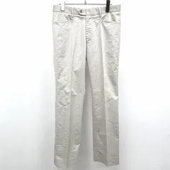 【中古】[印象AB] JOSEPH HOMME ジョゼフ オム ストレートパンツ メンズ 46 ヘザーライトグレー系 綿×ポリエステル×ポリウレタン 無地 ジップフライのサムネイル