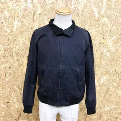 【中古】[印象BC] FRAPBOIS フラボア メンズ ネイビー 紺 スイングトップ ブルゾン ジップジャケット チェック柄裏地付き ラグランスリーブ 長袖のサムネイル