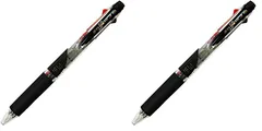 特価商品 三菱鉛筆 3色ボールペン ジェットストリーム 1.0 透明 書きやすい SXE3400101P.T (× 2)