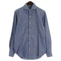 シップス SHIPS シャツ 長袖 ブルー M