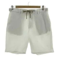 ザラ ZARA パンツ ショートパンツ コットン混 ホワイト 白 XL