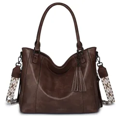 【在庫処分】大容量 トートバッグ レディース 3way ハンドバッグ 肩掛け A4 PUレザー ビジネスバッグ 斜め掛け ショルダーバッグ 取り外し可能 通勤 通学 旅行 カジュアル