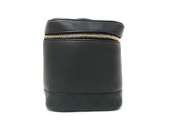 CHANEL シャネル バニティバッグ ビコローレ ブラック レザー レディース ココマーク マトラッセ
