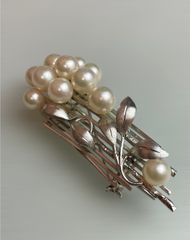 美品】高島屋 Takashimaya 本真珠 パールブローチ SILVER刻印 - メルカリ