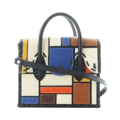 カービングトライブス グレースコンチネンタル CARVING TRIBES ミニカラーブロックマエストラ 2WAYバッグ ハンド ショルダー マルチカラー アイボリー 黒 ブラック オレンジ 青 ブルー /RI ■OS