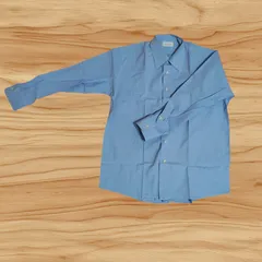 TRUSSARDI　青色　無地　シャツ　トラサルディーのサムネイル