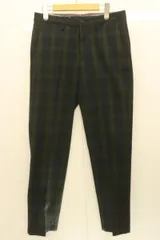 【中古】 SOPH. メンズスラックスパンツ 31 スラックスパンツ SOPH. 31 紺 ネイビー 緑 グリーン チェック