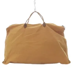 イルビゾンテ IL BISONTE トートバッグ ハンドバッグ キャンバス×レザー ブラウン /YO4