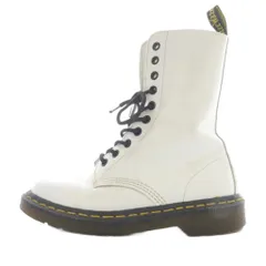 ドクターマーチン DR.MARTENS 10ホール ショートブーツ 37 白 1490