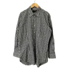 エトロ ETRO 総柄 シャツ 長袖 カジュアル 41 ブラック