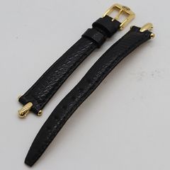 新品未使用 ワニ革 カイマン引き通し時計ベルト 10mm 黒 - メルカリ