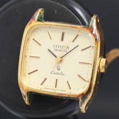 稼動 citizen 70s ヴィンテージ腕時計 スクエア オクタゴン タンク