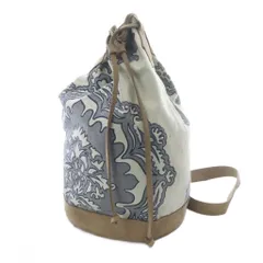 ヴィヴィアンウエストウッド Vivienne Westwood 巾着 ショルダーバッグ 青 ブルー 茶色