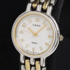 セイコー クレオ 2P21-0C00 QZ 白文字盤 レディース腕時計 KRH 2000000 NSK