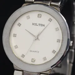 ヒルトン HQ-905M QZ 石付 シルバー文字盤 レディース腕時計 HSN 2000000 NSKのサムネイル
