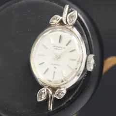 手巻き セイコー ソーラー 23石 1040-7080 シルバ―文字盤 レディース腕時計 2000000 NSK KRK