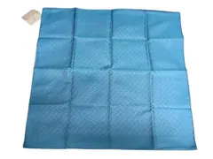 HERMES エルメス ハンカチーフ ポケットチーフ 498993T07 ライトブルー シルク100% ユニセックス 新古未使用展示品