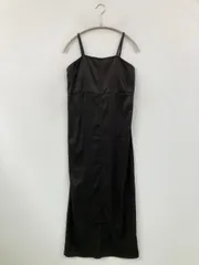 RETRO GIRL レトロガール ワンピース F ブラック 無地 袖なし ロング・マキシ丈 タイト