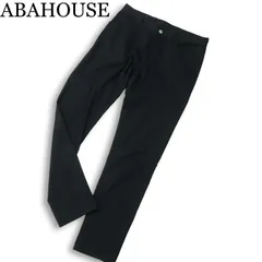 ABAHOUSE アバハウス 通年★ 定番 ツイル ストレッチ スリムフィット 5ポケット チノ パンツ Sz.48 メンズ 黒のサムネイル