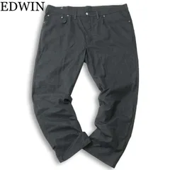 EDWIN エドウィン E403CA クールフレックス★ リネン混 ストレッチ チェック パンツ 日本製 大きいサイズ Sz.44 メンズ 特大
