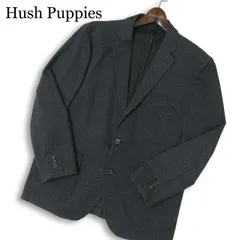 Hush Puppies ハッシュパピー 通年★ ストレッチ アンコン テーラード ジャケット 大きいサイズ Sz.LL メンズ 灰のサムネイル